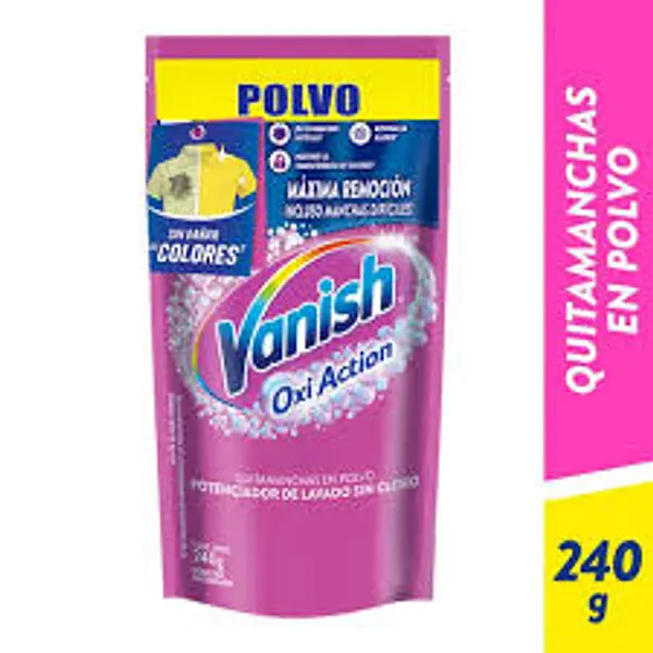 Quitamanchas Vanish Polvo Rosa 240Gr