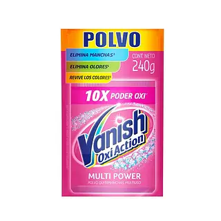 Quitamanchas Vanish Polvo Rosa 12Unx30Gr