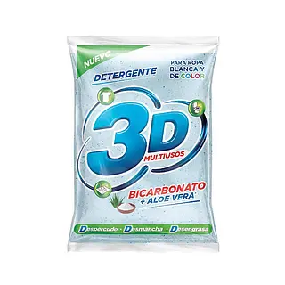Detergente 3D Azul 500G