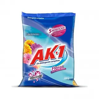 Detergente Ak-1 Floral 450Gr
