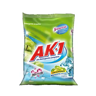Detergente Ak-1 Manzana Verde 450Gr