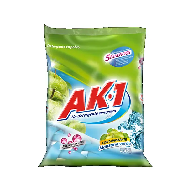 Detergente Ak-1 Manzana Verde 450Gr