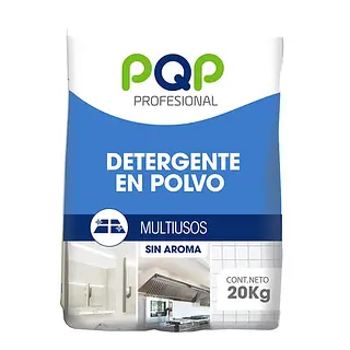 Detergente Pqp S/Aroma Multiusos 20000Gr