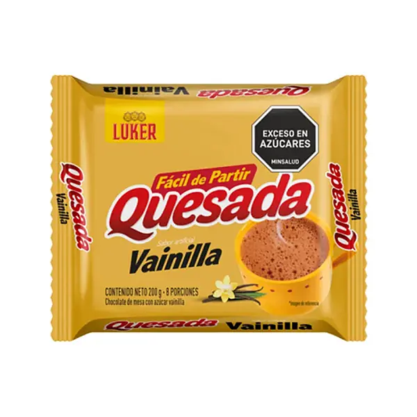 Chocolate Quesada Vainilla 200Gr