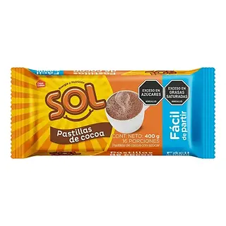 Chocolate Sol 400Gr