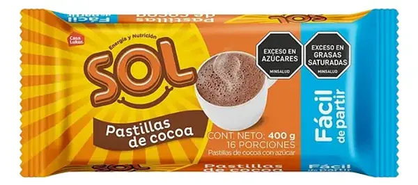Chocolate Sol 400Gr