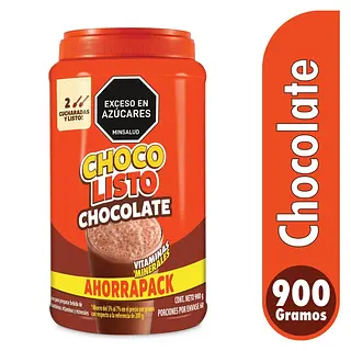 Bebida Achocolatada Chocolisto 900gr