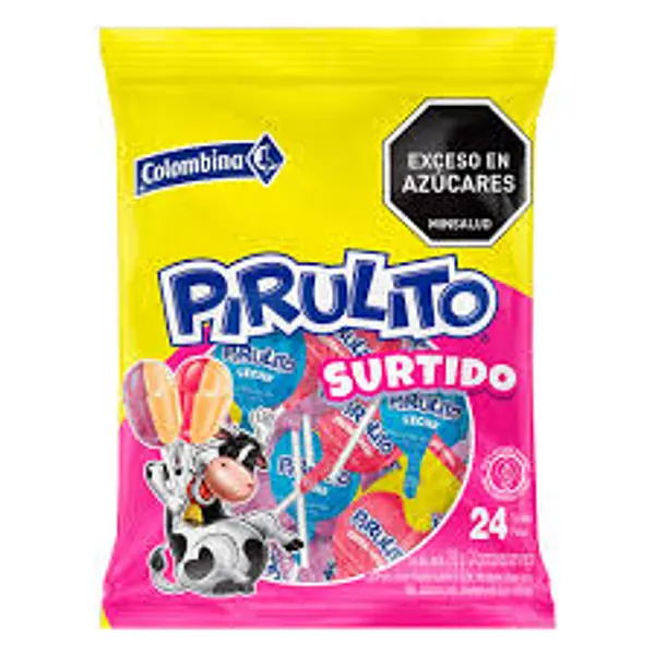 Bombón Pirulito Surtido 24Un