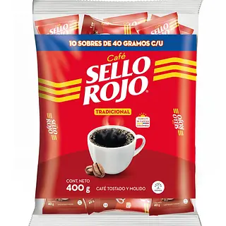 Cafe Sello Rojo 10Unx40Gr