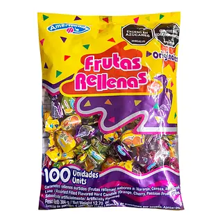 Dulce Frutas Rellenas Americandy 100Un