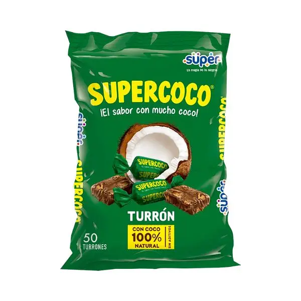 Dulce Turron Super Coco 100Un
