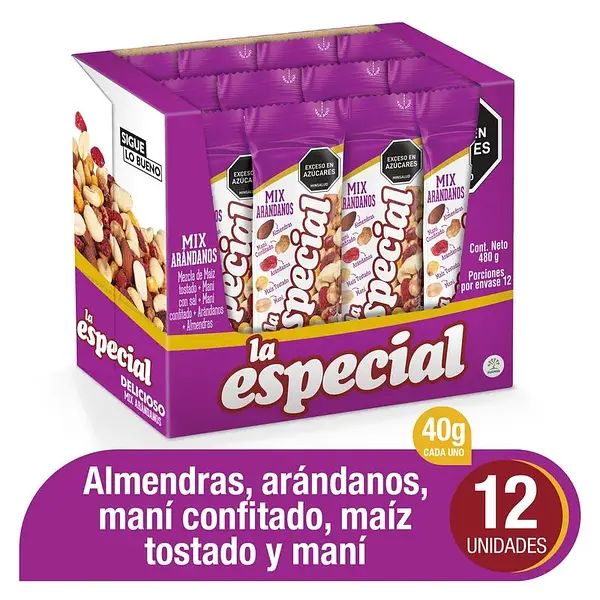 Mani Especial Arandanos 12Unx40Gr