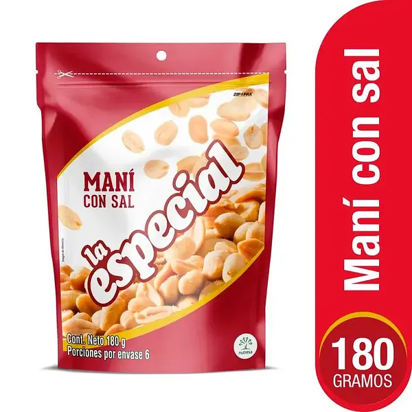 Mani Especial Sal 180Gr