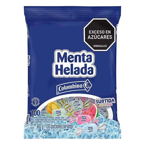 Menta Helada Colombina 100Un
