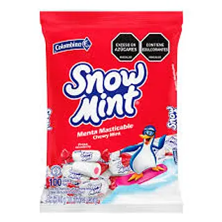 Menta Snow Mint Fresa Colombina 100Un