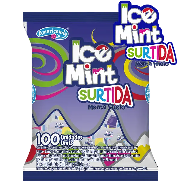 Menta Surtida Americandy 100Un
