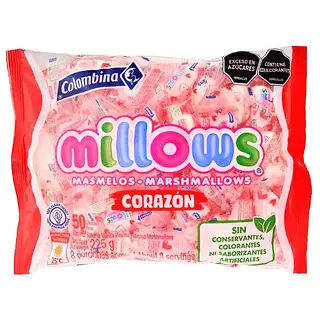 Masmelo Millows Corazon 50Unx225Gr