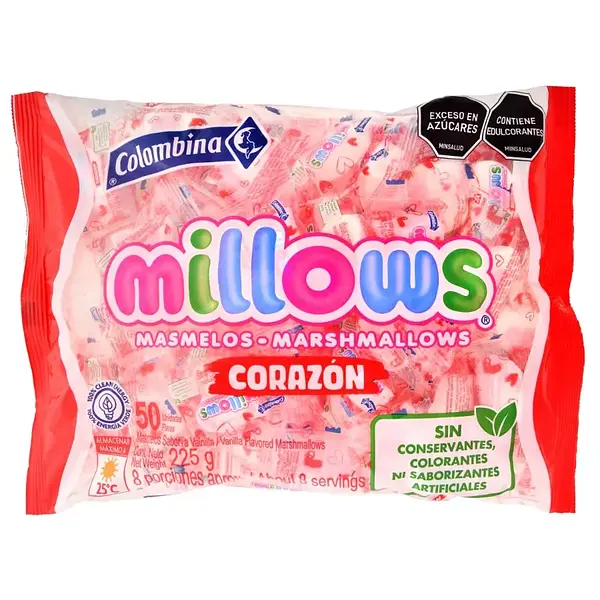 Masmelo Millows Corazon 50Unx225Gr