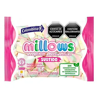 Masmelo Millows Surtido 75Gr