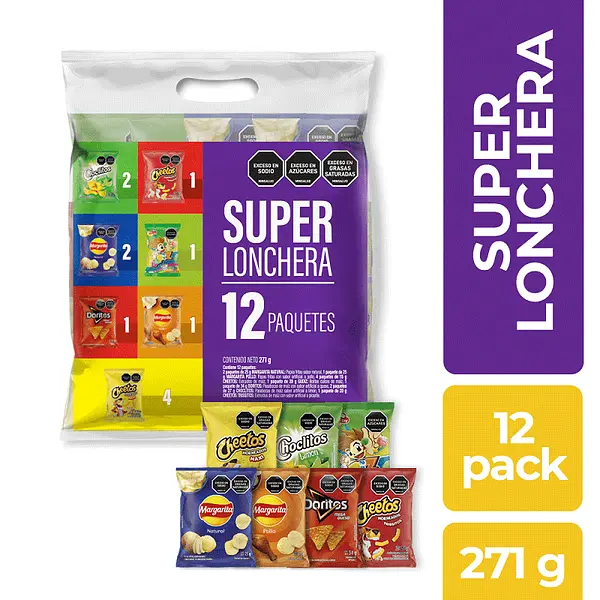 Super Lonchera Fritolay 12Unx271Gr