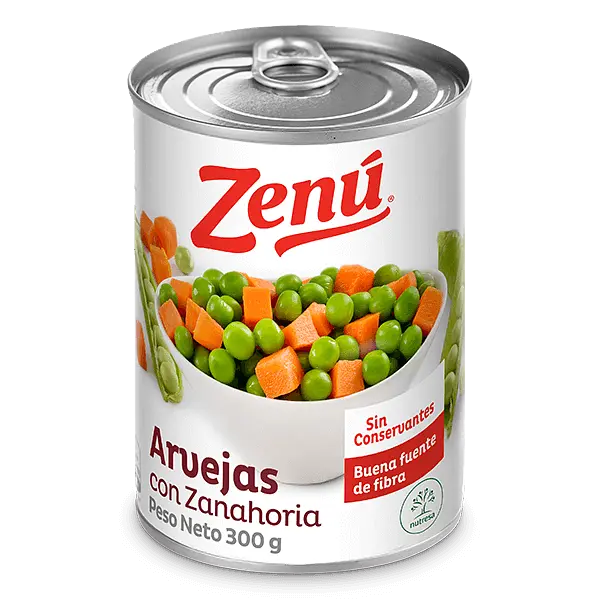 Enlatado Arveja Zanahoria Zenu 300Gr