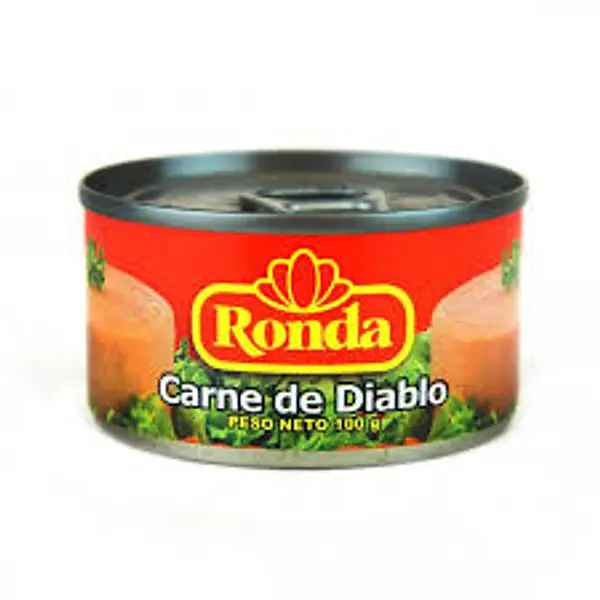 Enlatado Carne Diablo Ronda 100Gr