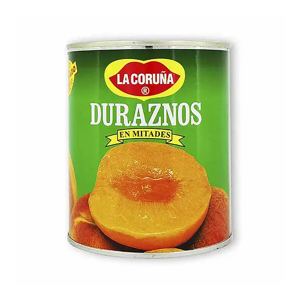 Enlatado Durazno Coruña 820Gr