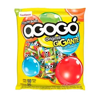 Chicle Agogo Bola Grande 100Un
