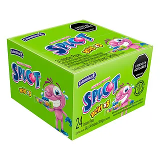 Chicle Splot Acido X5 24Un
