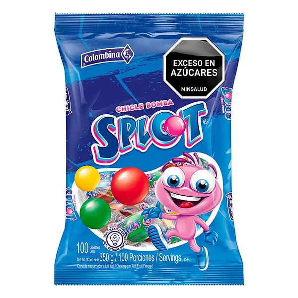 Chicle Splot Bola 100Un