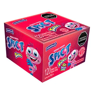 Chicle Splot Tattoo Surtido 120Un