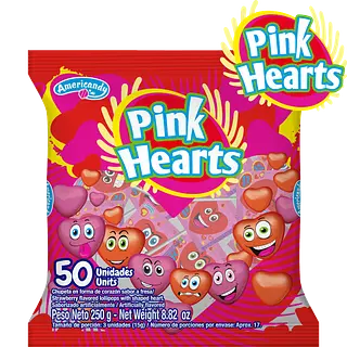 Chupeta Pink Hearts 50Un