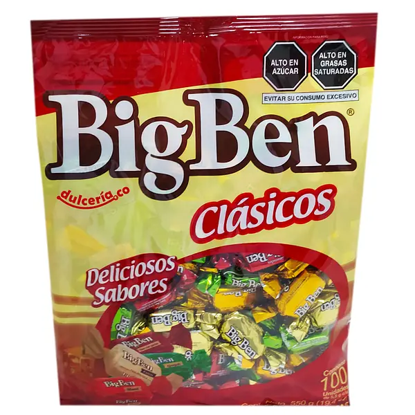 Dulce Big Ben Caramelo 100Un