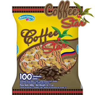 Dulce Coffee Star Americandy 100Un
