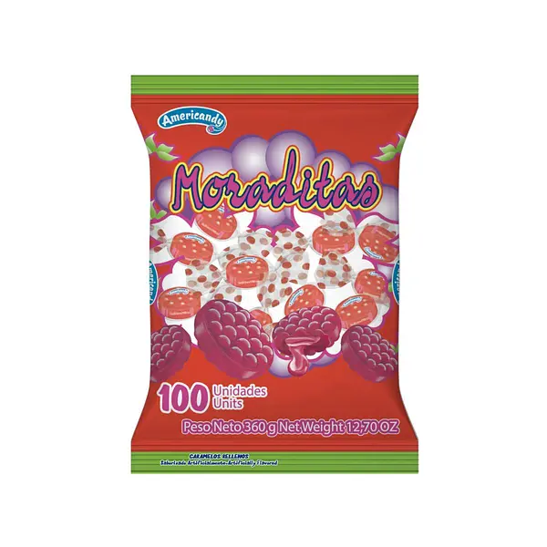 Dulce Moraditas Americandy 100Un