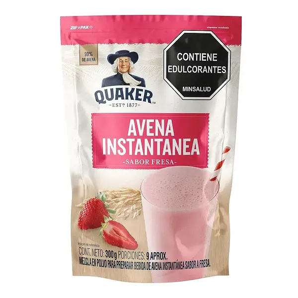 Avena Instantanea Fresa Quaker 300Gr