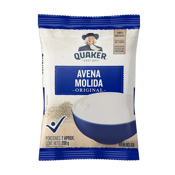 Avena Molida Quaker 200Gr