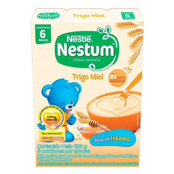Colada Nestum Trigo Miel 200Gr
