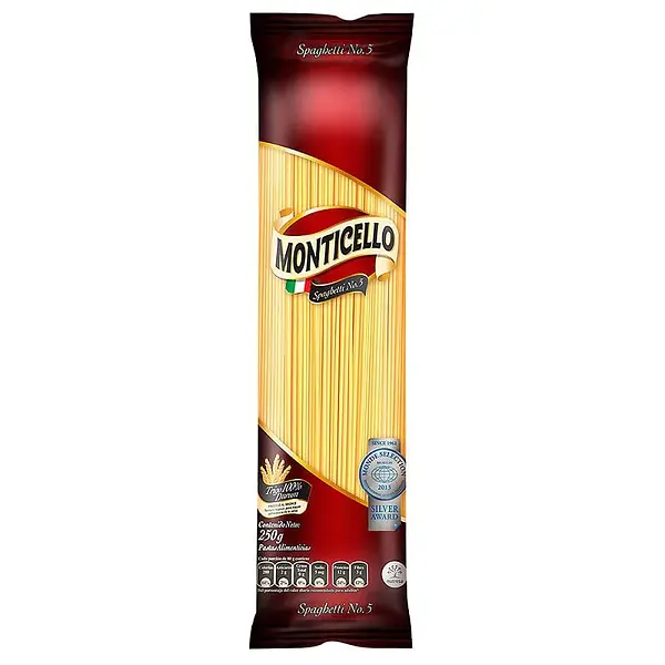 Pasta Monticello Spaguetti 250Gr