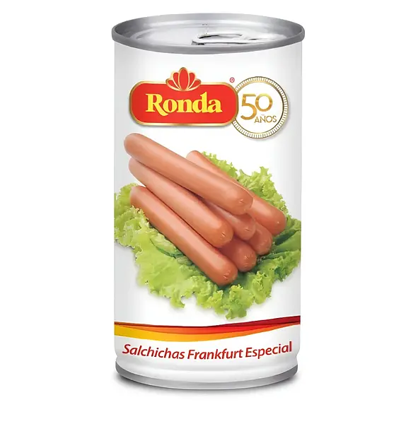 Enlatado Salchicha Frankfurt Ronda 360Gr