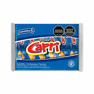 Galleta Capri Vainilla 24Un