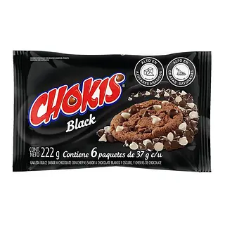 Galleta Chokis Black 6Unx37Gr