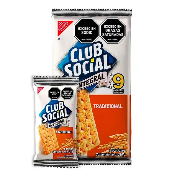 Galleta Club Social Integral 9Un