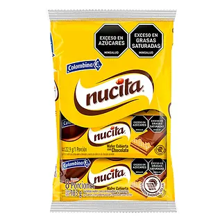 Galleta Nucita Wafer Con Avellana 8Unx20Gr