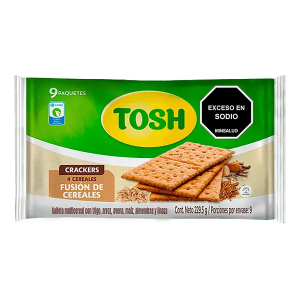 Galleta Tosh Fusion Cereal 9Un