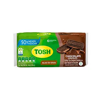Galleta Tosh Sándwich Chocolate 6Un