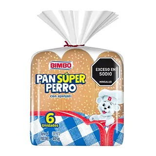 Pan Perro Bimbo 405Gr