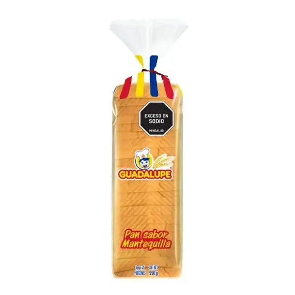 Pan Tajado Guadalupe Mantequilla 550Gr