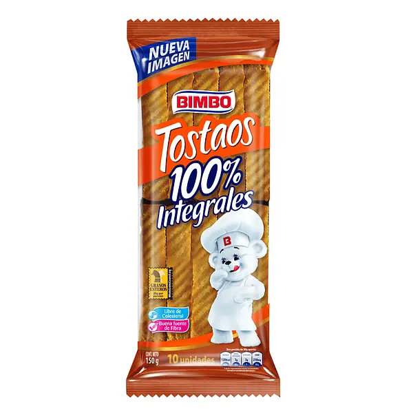 Tostadas Bimbo Integral 150Gr