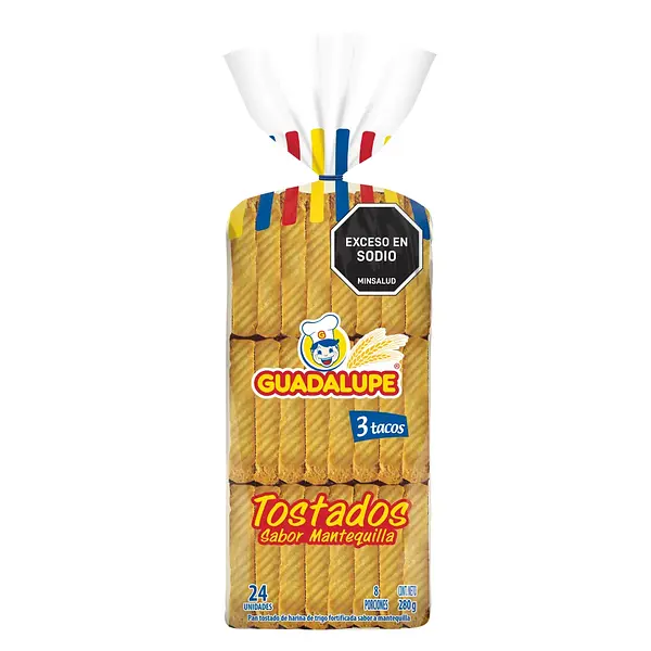 Tostadas Guadalupe Mantequilla 280Gr